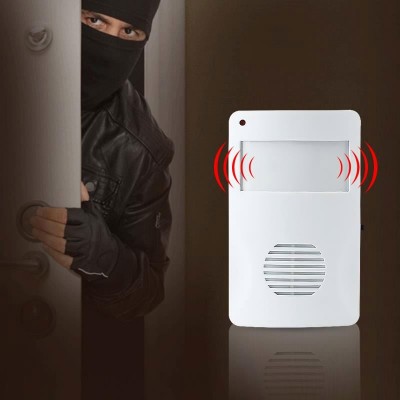 Wireless motion sensor doorbell safe alarm system home security