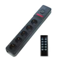 5 Sockets remote control on off type extension socket 240V