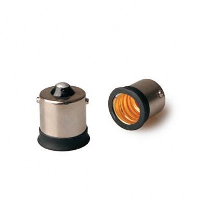 BA15S to E12 bulb screw type adapter PBT lamp adapter